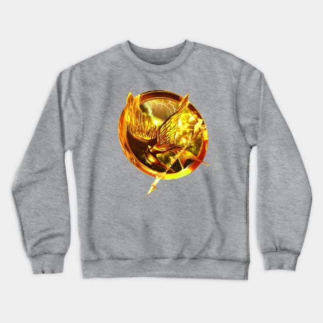 MOCKINGJAY Crewneck Sweatshirt by theanomalius_merch